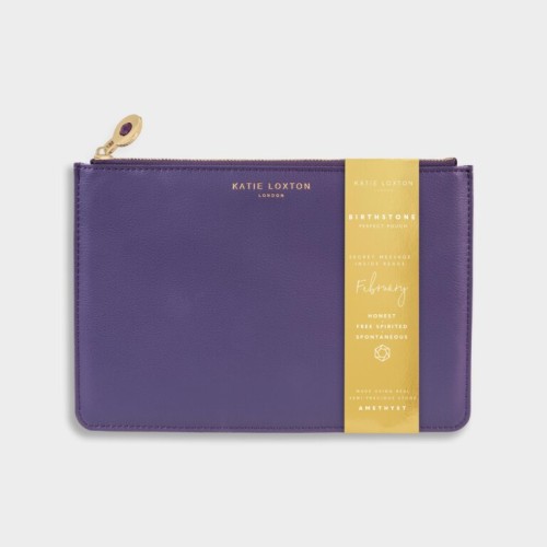 Katie Loxton February Birthstone Perfect Pouch