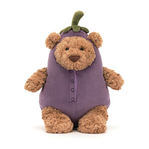 Jellycat Aubergine Bartholomew Bear