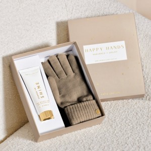 Katie Loxton Happy Hands Gift Set in Taupe