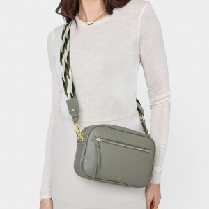 Katie Loxton Hallie Crossbody Bag Graphite Green