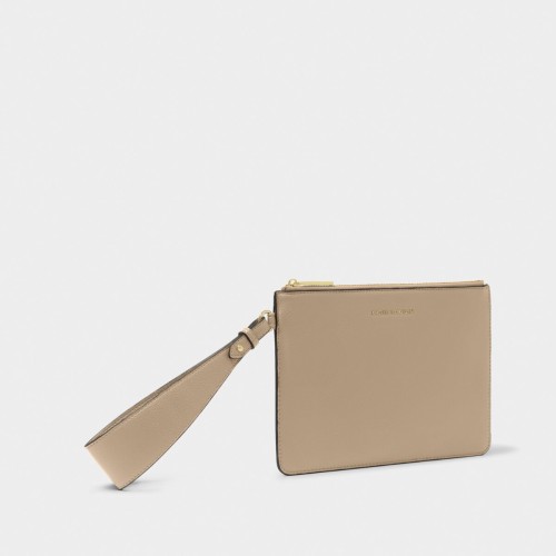 Katie Loxton Marni Wristlet Pouch Light Taupe