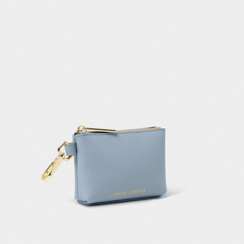 Katie Loxton Evie Clip On Coin Purse Dusty Blue