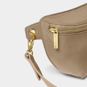 Katie Loxton Nylon-Luxe Belt Bag Taupe