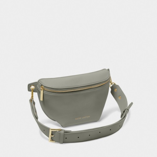 Katie Loxton Maya Belt Bag Graphite Green