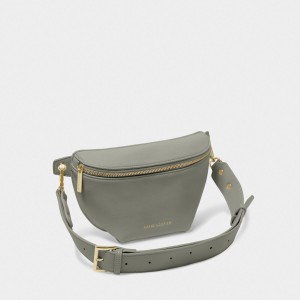 Katie Loxton Maya Belt Bag Graphite Green