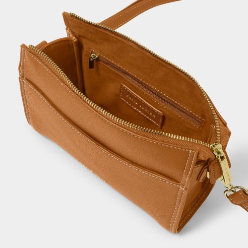 Katie Loxton Perri Crossbody Bag Cognac