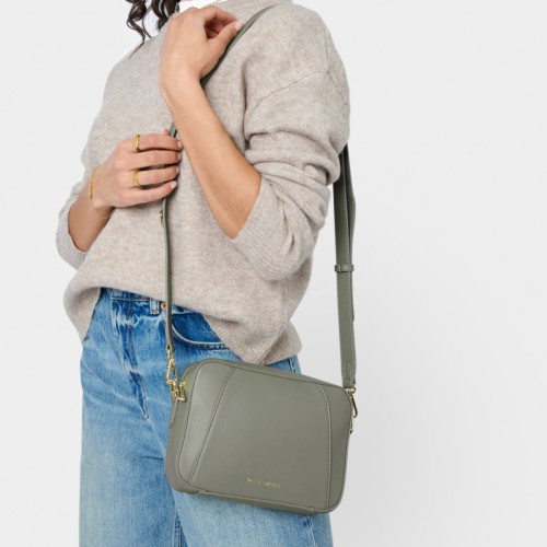 Katie Loxton Hana Crossbody Bag Graphite Green