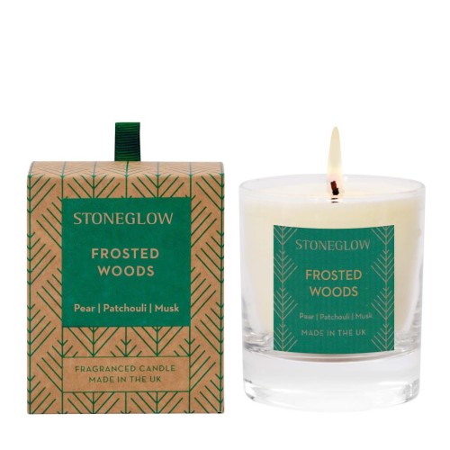 Stoneglow Frosted Woods Soy Wax Candle