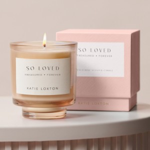 Katie Loxton Sentiment Candle So Loved 2025