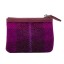 Purple Check Harris Tweed Coin Purse