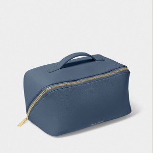 Katie Loxton Large Make Up/Wash Bag Navy 2025