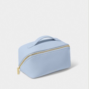 Katie Loxton Medium Make Up/Wash Bag Blue Aura